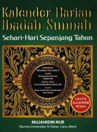 Image of Kalender Harian Ibadah Sunnah