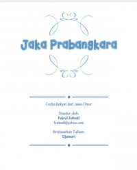 (Ebook) Jaka Prabangkara