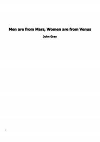 (Ebook) Men are from Mars, Women are from Venus