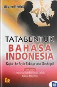 Tatabentuk Bahasa Indonesia