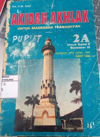 AKIDAH AKHLAK UNTUK MADRASAH TSANAWIYAH