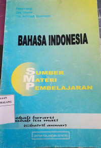 Bahasa Indonesia Sumber Materi Pembelajaran