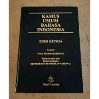Kamus Umum Bahasa Indonesia Edisi Ketiga