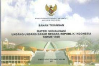 Image of BAHAN TAYANGAN MATERI SOSIALISASI UNDANG-UNDANG DASAR NEGARA REPUBLIK INDONESIA TAHUN 1945